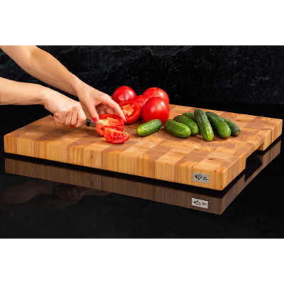Торцевая разделочная доска из ясеня PAV-Wood 50х60х4.5 см