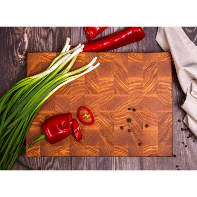 Торцева обробна дошка з дуба+ясеня PAV-Wood 30х40х4.5 см