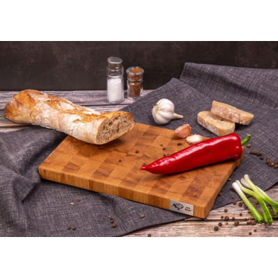 Торцева обробна дошка з дуба PAV-Wood 25х35х3.5 см