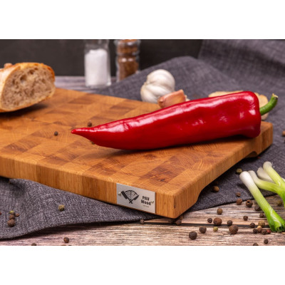 Торцева обробна дошка з дуба+ясеня PAV-Wood 25х35х3.5 см